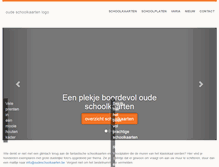 Tablet Screenshot of oudeschoolkaarten.be
